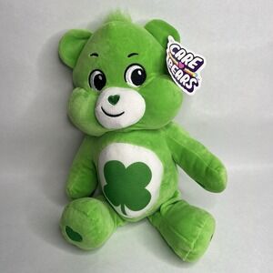2021 Care Bear Plush Good Luck 14 inch Lucky Shamrock Cloudco Basic Fun Kindness